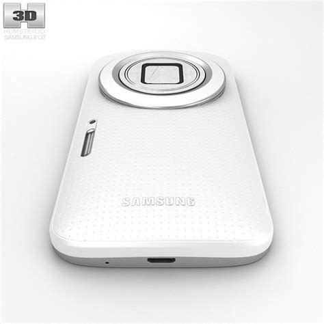 Samsung Galaxy K Zoom White 3d 모델 다운로드 전화 On