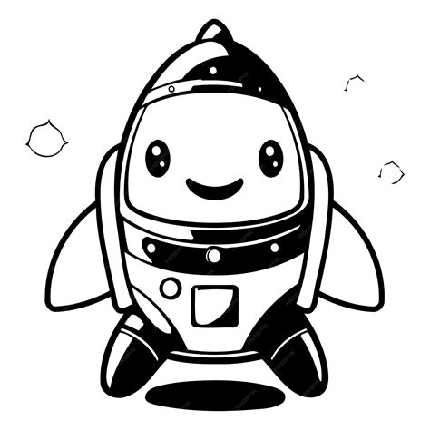 Premium Vector Cute Astronaut In Space Cute Cartoon Character Vector