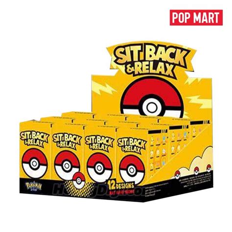 Pop Mart Blind Box Pokemon Sit Back And Relax Series Original Box Of