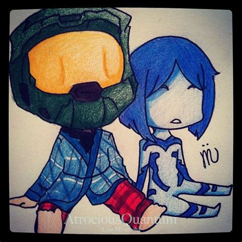 Master Chief and Cortana by AtrociousQuantum on DeviantArt