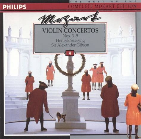 Mozart Violin Concertos Nos 3 5 Henryk Szeryng CD Album Muziek