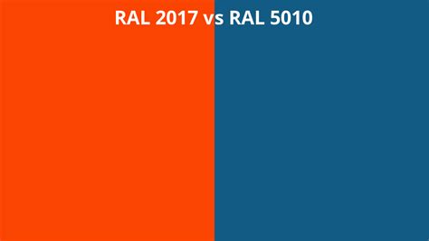 Ral 2017 Vs 5010 Ral Colour Chart Uk