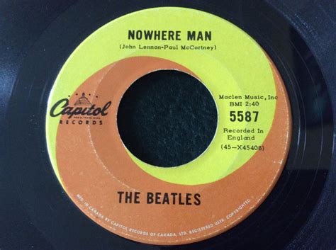 The Beatles - Nowhere Man (1966, Vinyl) | Discogs