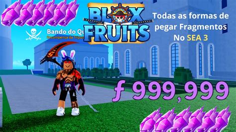 COMO CONSEGUIR FRAGMENTOS NO SEA 3 DO BLOX FRUITS YouTube