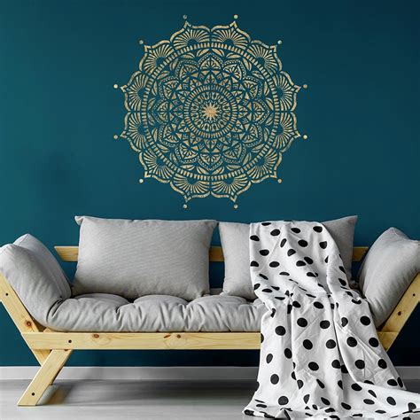 Tree of Life Mandala stencil - Large Mandala Stencils for walls