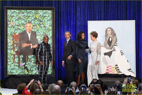 Barack Michelle Obama Unveil Their Official Portraits At National