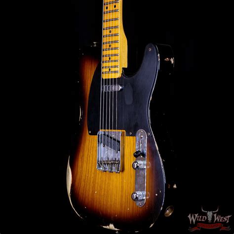 Fender Custom Shop 1952 Telecaster Relic Ash Body Maple Neck 2 Tone