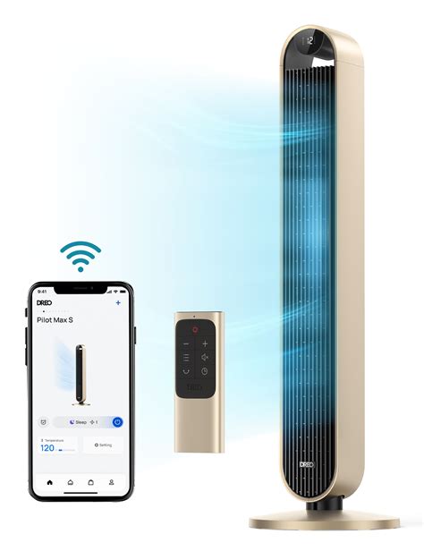 Dreo Smart Tower Fan With Remote 42 Inch Floor Fan With 120 Ultra