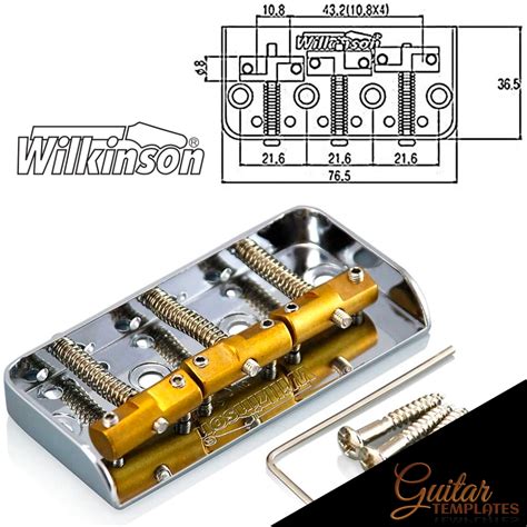 Wilkinson Short Bridge for Telecaster type guitars