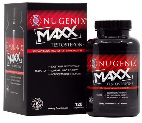 Nugenix Maxx Testosterone Hardcore Men S Testosterone Booster Capsu