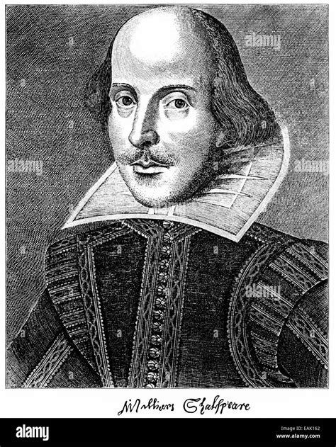 Portrait Of William Shakespeare 1564 1616 An English Playwright