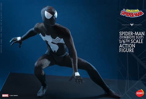 Marvel Comics Symbiote Suit Spider Man Figure by Hot Toys and HONŌ STUDIO The Toyark News