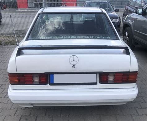 Dtm Look Rear Trunk Spoiler For Mercedes W E In Spoilers Buy