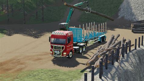 MAN TGX Forest Semitrailer Pack V1 1 0 1 FS 19 Farming Simulator 2022