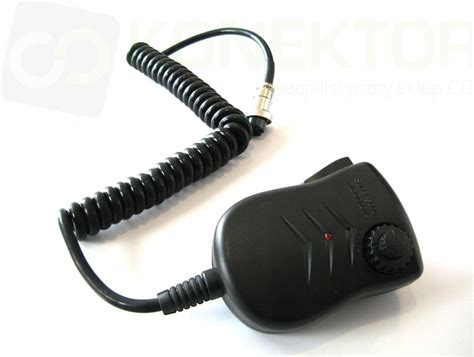 TEAM DM 5100 Mikrofon Do CB Radia Echo Wzmocnienie Wtyk 6 PIN