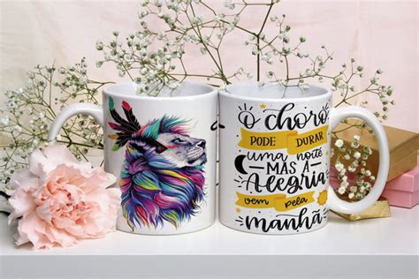 Caneca Personalizada Leao De Juda Frases Biblicas Elo