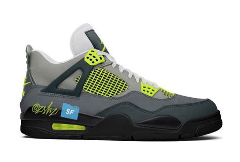 Air Jordan 4 Neon Air Max 95 2020 Ct5342 007 Release Info Sneakerfiles