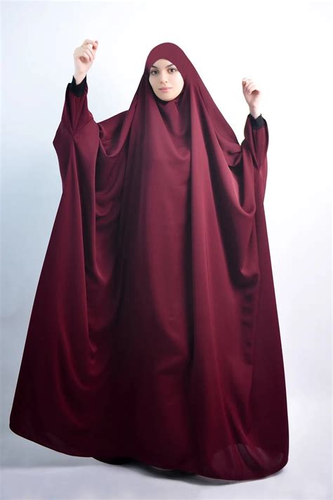 Eid Hooded Muslim Women Hijab Dress Prayer Garment Long Khimar Turkey Musulman Jilbab Abaya