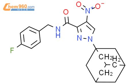 515122 67 5 1 1 Adamantyl N 4 Fluorobenzyl 4 Nitro 1H Pyrazole 3