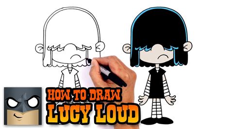 How To Draw Lucy Loud From The Loud House Printable Drawing Sheet By