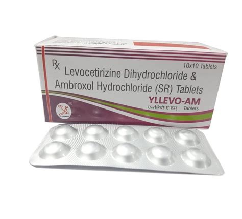 Yl Pharma Levocetirizine Dihydrochloride Ambroxol Hydrochloride Sr