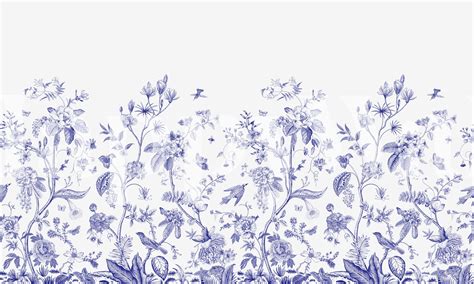 Blue Chinoiserie Wallpaper Happywall