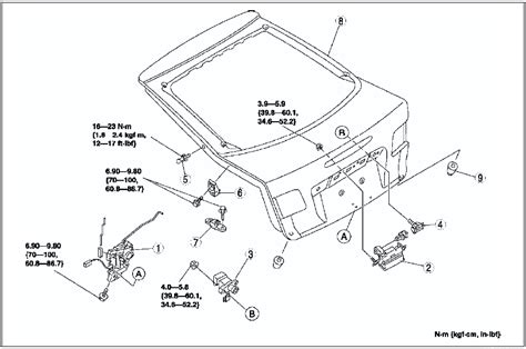 Mazda Service Manual Liftgate Disassembly Assembly Liftgate