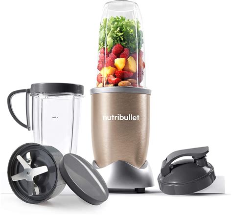 NutriBullet Pro 900, 9-piece Set by Nutri Bullet : Amazon.com.mx: Hogar ...