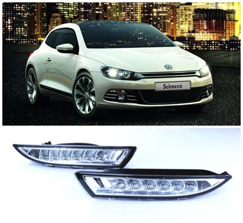 Buy Led Driving Lamp Daytime Running Lights Drl Turn Signal Fit For Vw