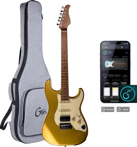 Amazon.com: GTRS S801 Smart Electric Guitar Kit with Effects System ...