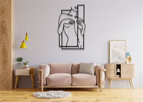 Woman Line Art Decor Naked Woman Wall Art Trendy Art For Etsy Australia