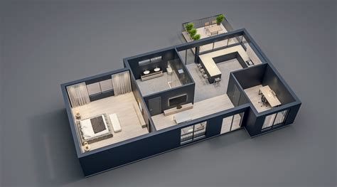 House Design With Floor Plan And Perspective | Floor Roma