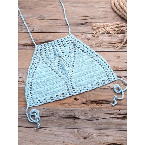 Ensemble de bikini Maillot de bain en crochet pour femmes ensemble deux pièces fait à la main en