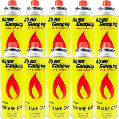 Alpen Camping 10 X Gaz Kartusz Nabój Gazowy 400Ml 227Gr Ceny i opinie