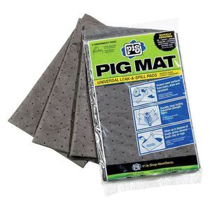 New Pig Universal Absorbent Mat Pad Pack