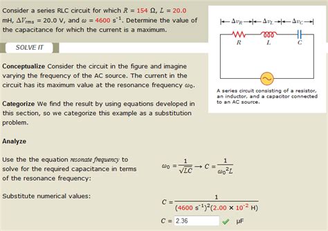 Solved Consider A Series RLC Circuit For Which R 154 Ohm Chegg