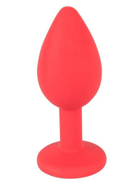 Plug Anal Silicona Rojo Colorful Joy Dream Love Color Fucsia