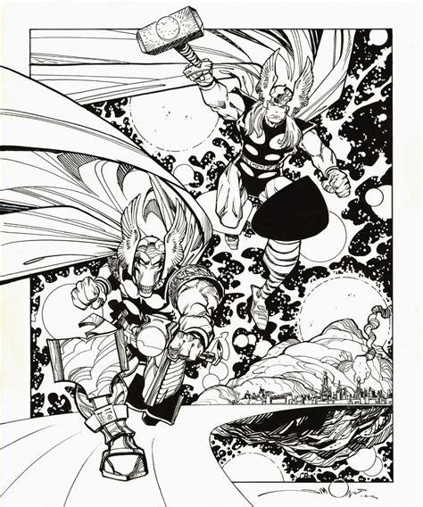 Gods Of Thunder By Walt Simonson Comic Art Comic Art Thor Art Terror Art