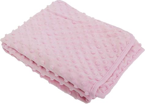 Soft Pink Luxurious Baby Blanket – Personalisable – Just Kidz Galway