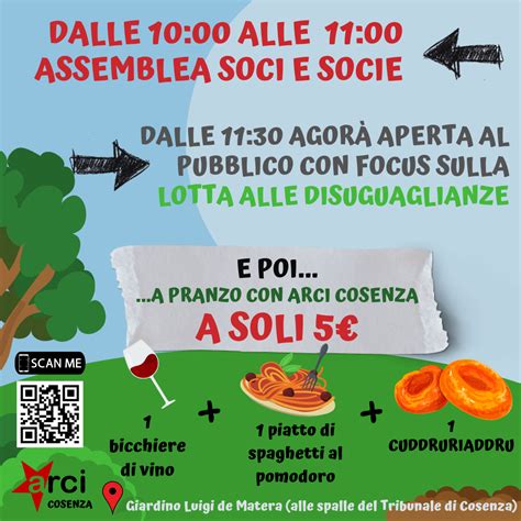 Prima Assemblea Dei Soci E Delle Socie Di Arci Cosenza Arcicosenza