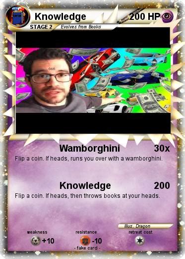 Pokémon Knowledge 6 6 Wamborghini My Pokemon Card