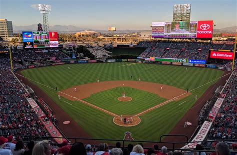 Angel Stadium Seating Chart View Elcho Table