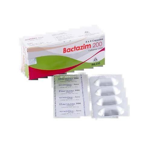 Bactazim 200 mg Capsule | Silco Pharmaceutical Ltd | Order Online ...