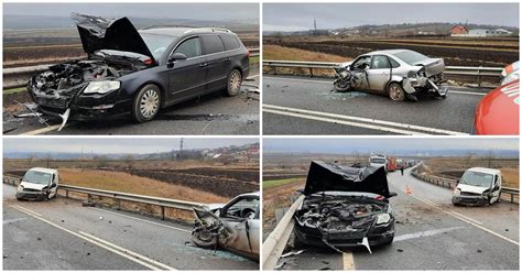 Foto Trafic Blocat Pe Oseaua De Centur A Sucevei Dup Un Accident Cu