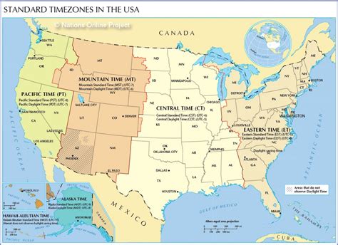 Printable Map Of Us Time Zones With State Names | Free Printable Maps