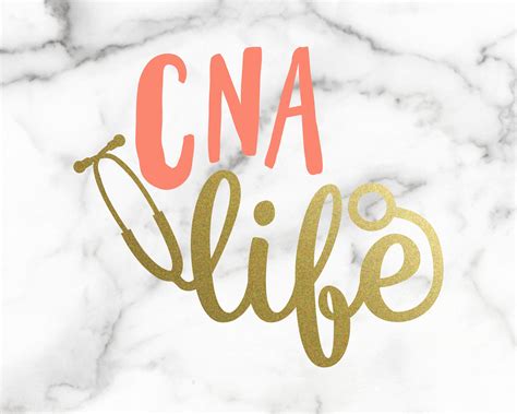 Cna Life Decal Cna Vinyl Decal Stethoscope Decal Scrub Life Etsy