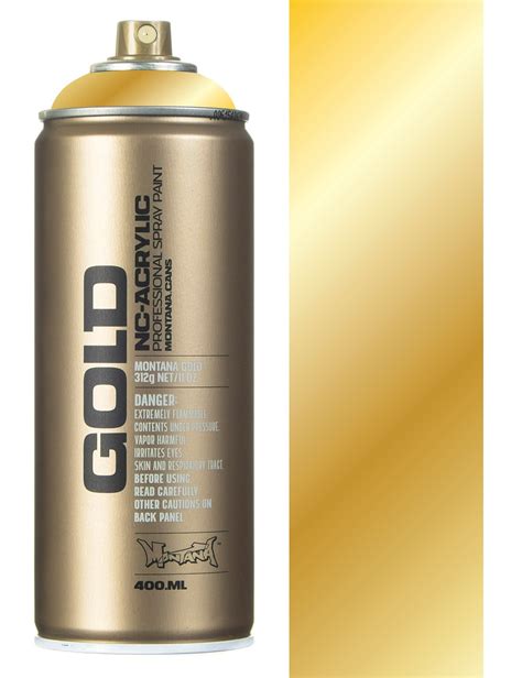 Montana Gold Gold Chrome Spray Paint - 400ml - Montana Gold from Fat Buddha Store UK