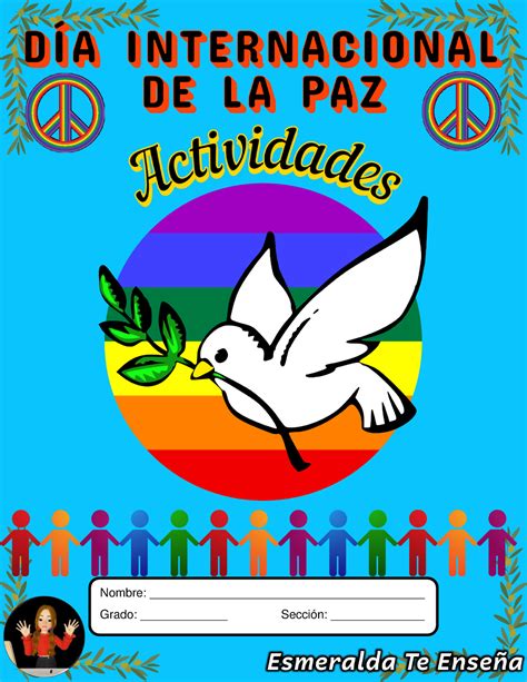 🕊dia De La Paz Actividades☮esmeralda Te Enseña🕊 Nombre