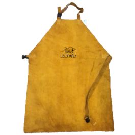 Chrome Leather Welders Apron With Leather Strap