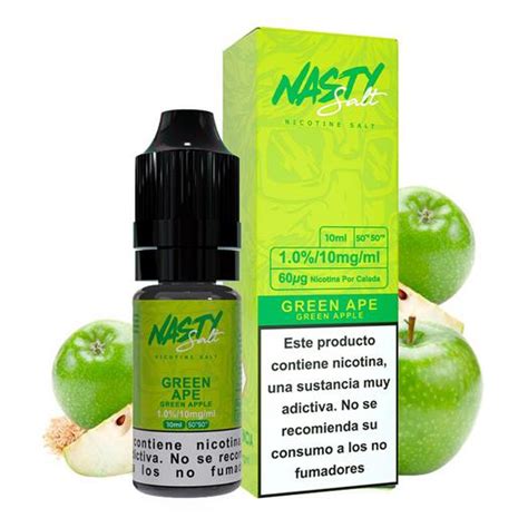 Green Ape Nasty Juice Ml L Quido Con Sales De Nicotina